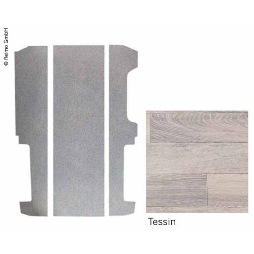 Base plate T5 kR Kombi, 3-part, 651mm, Ticino