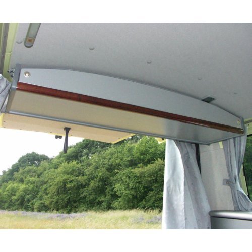 VW T6, VW T5 roof cabinet for standard roof, SWB and LWB, silver