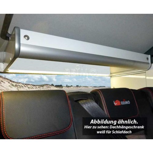 VW T6, VW T5 roof cabinet for pop top roof Easy-Fit, SWB and LWB, glossy white