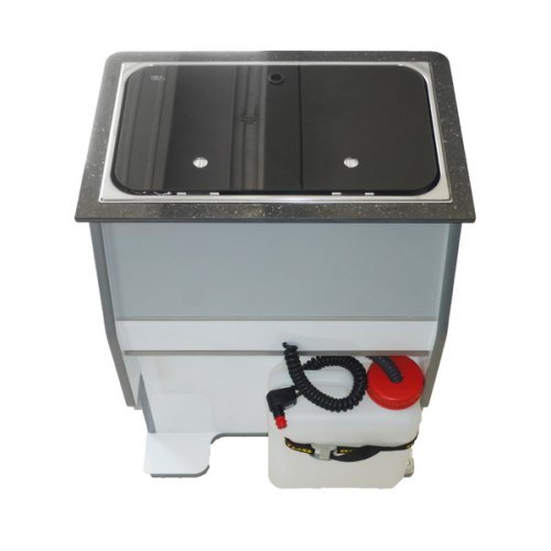 REIMO FLEX KITCHEN with gas system - Removable kitchen part high gloss white