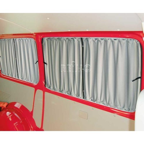 Curtains T5 opaque, set for 5 windows