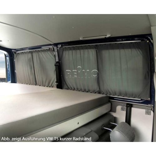 Curtains VW Caddy Maxi (long wheelbase), opaque