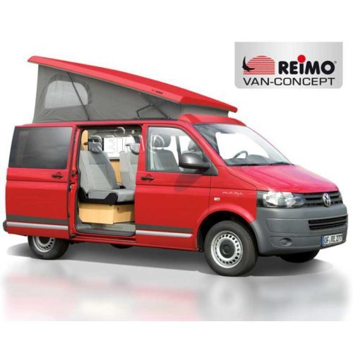 VW T6, VW T5 pop top roof superflat, SWB, rear pop up, white