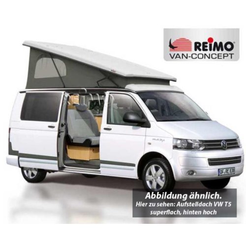 VW T5 pop top roof, VW T6 pop top roof Easy-Fit with belt lock, rear pop up