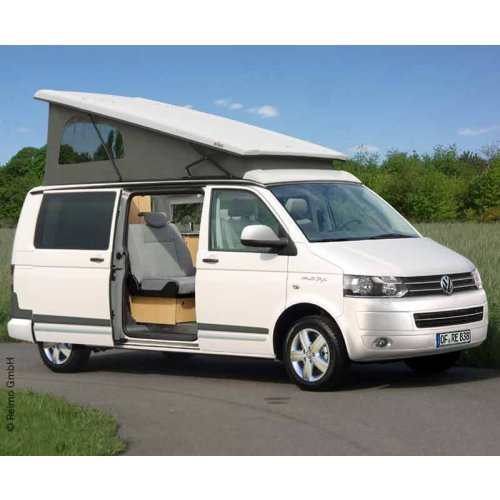 VW T6, VW T5 pop top roof Easy-Fit, LWB, rear pop up, belt lock