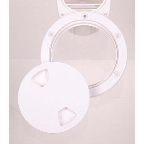 Inspection opening with screw cap Ã?198mm, white