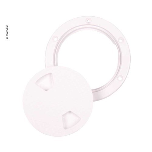 Inspection opening with screw cap Ã?205mm, white