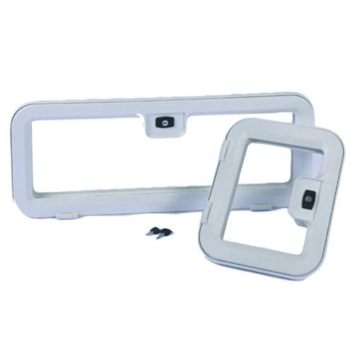 Luggage lid 365 x 296 plastic white