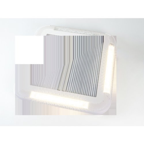Carbest roof hood with LED's 452x402 mm - With forced ventilation