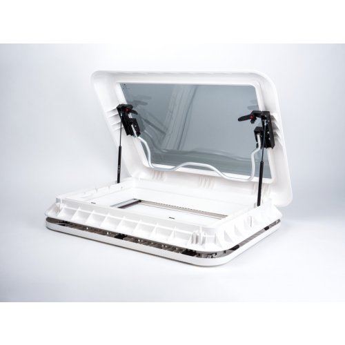 Panorama roof hood 70 x 50 cm with forced ventilation and LED lighting