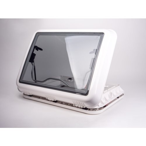 Panorama roof hood 70 x 50 cm with forced ventilation and LED lighting