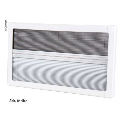Carbest Blackout Pleated Blind with Flyscreen RW Eco 500x450