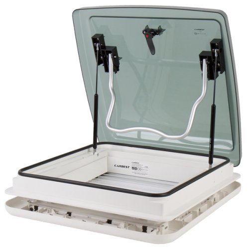 Aerodynamic roof hood incl. blackout and mosquito net - 40 x 40 cm