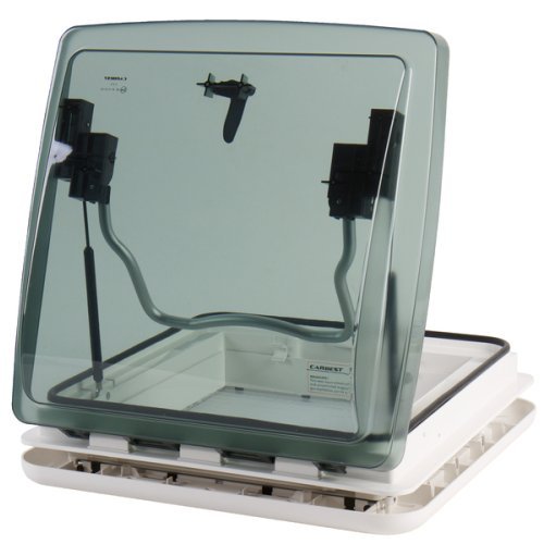 Aerodynamic roof hood incl. blackout and mosquito net - 40 x 40 cm