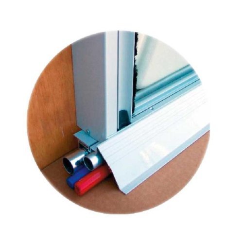 Cabin door cable routeing bedplate