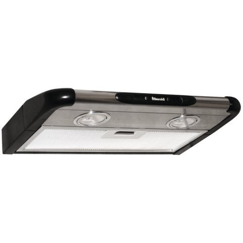 Extractor hood Flat 12V black/silver