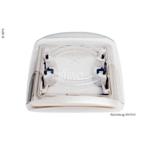 MPK Skylight Vision Vent S 28x28cm - Smoked Glass, Grey Frame