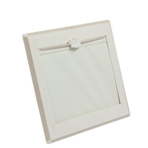 Roof hood 400 x 400 mm - frosted glass - With roller blind and mosquito net