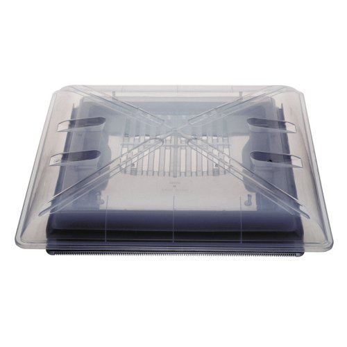 Roof light clear glass 400 x 400 mm with roller blind and mosquito net