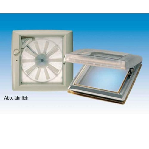 Rooflight Omni-Vent with 12 V fan 40x40 - translucent