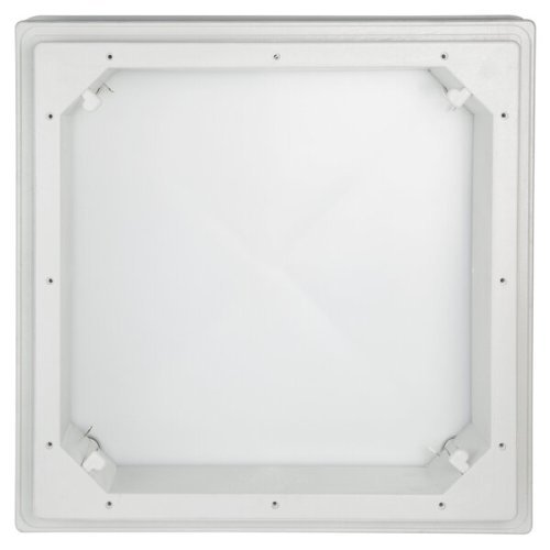 Roof hood 50 x 50 cm - With removable milk glass hood