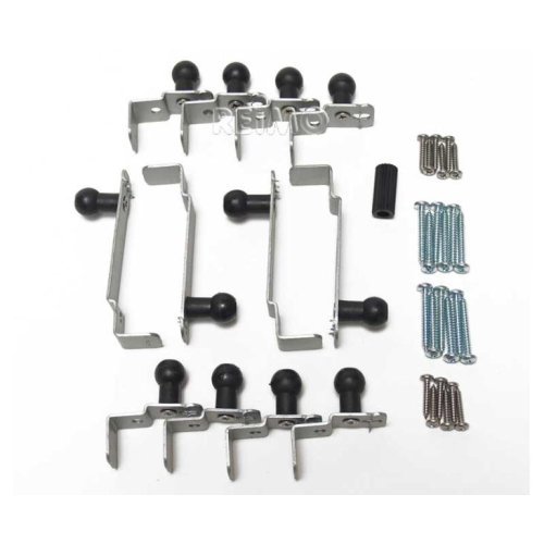 Fixing clamp 40x40cm REMItop Vario II crank for roof thickness 46-55mm