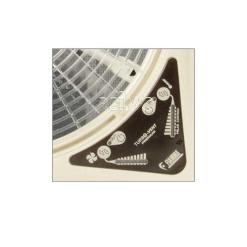 12 V Crank Roof Hood Turbo-Vent Premium - 40 x 40 cm - White Hood