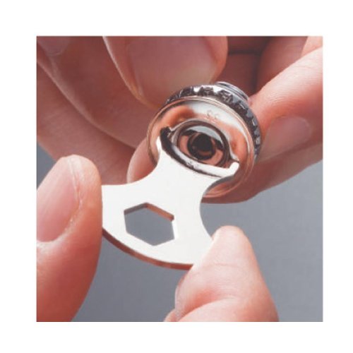 LOXX safety push buttons, silver 5pcs.