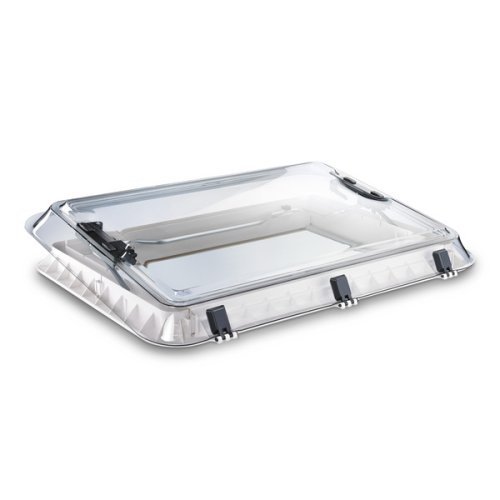 Heki II roof hood / skylight for caravan with bracket stand