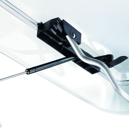 Heki II roof hood / skylight for caravan with bracket stand