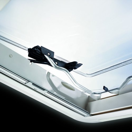 Heki II roof hood / skylight for caravan with bracket stand
