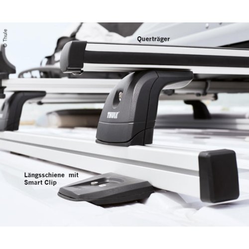 Roof rack set - 2 load carriers Lg.1,5m, height 13cm