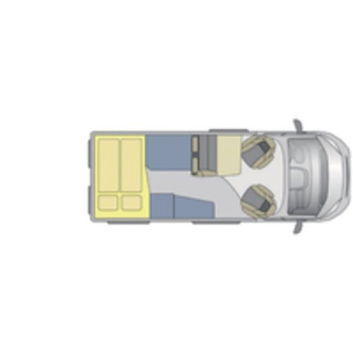 Room concept XXL Sleep - extension for panel van L1-L3, H2