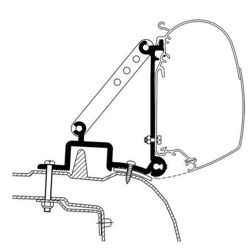 Wall Mount Adapter - Renault Master and TO 3200/4200/5200/8000