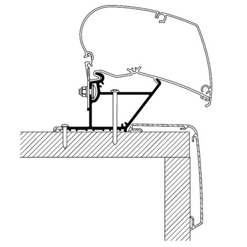Ducato H2 Lift Roof Adapter