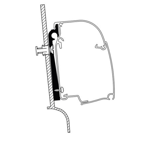Omnistor awning adapter for Westfalia vehicles