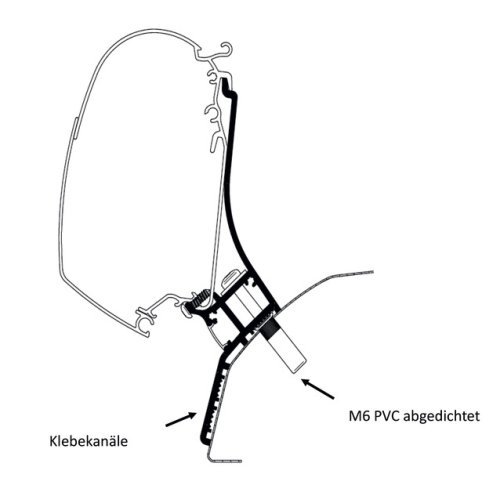 Adapter Ducato H2 375cm