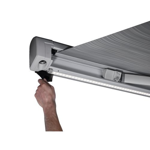 Tent-/LED-mounting rail 3m, white, for TO5200