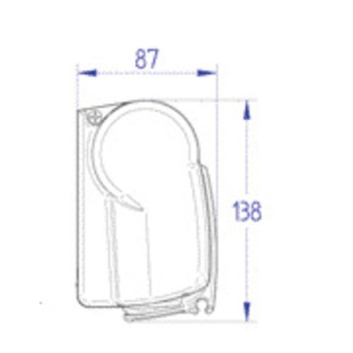 Awning Omnistor 4900 with mounting adapter for Multirail