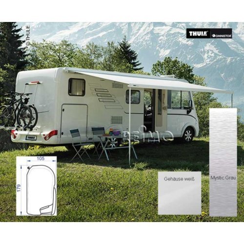 Awning Omnistor 8000 6m Mystic Grey Housing white