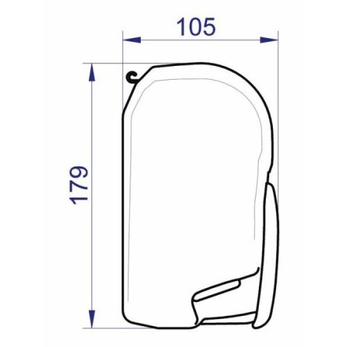 Awning Omnistor 8000 5m Alaska grey, case white