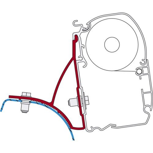 Adapter F45Ti-F45TiL-Zip, Trafic.Vivaro