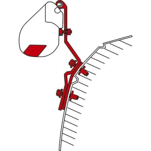 Fiamma Adapter for F35 Pro VW T4, 2 pieces