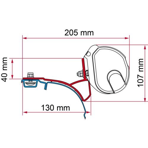Fiamma Adap.F35 VW T5