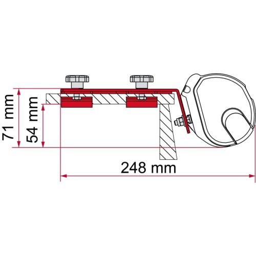 Fiamma Adap.F35 Reling