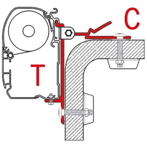 Adapter for F45i/F45iL nonstandard-mounting