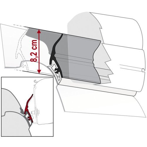 Rain Guard VW T5 California, length 2,00 m