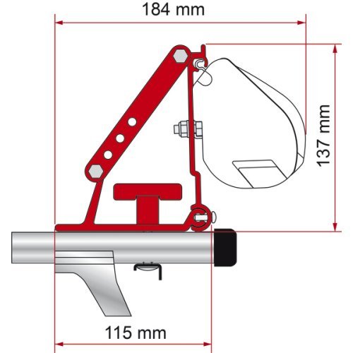Adapter F1/F45/F35/F50/F55 for roof racks