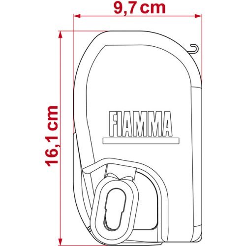 Fiamma awning Zip 3m MEDIUM Royal grey