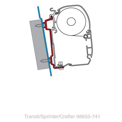 Adapter Ford Transit/Sprinter/VW Crafter 06